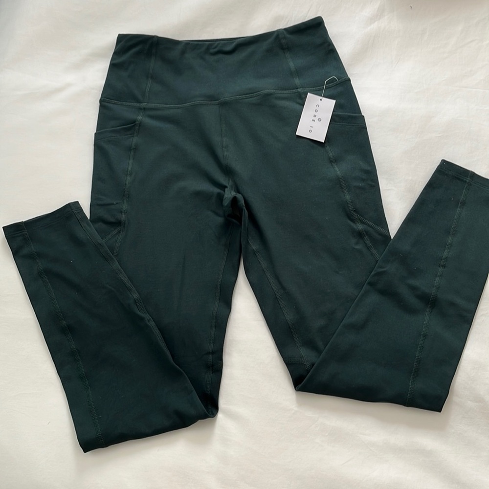 Core 10 dark green leggings